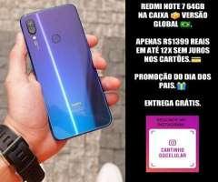 Redmi Note 7 Parcelo em atÃ© 12x Sem Juros nos CartÃµes De CrÃ©dito Entrega GrÃ¡tis