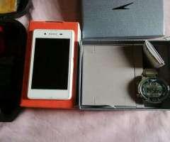 Troco Sony xperia E3 nota e garantia + relÃ³gio novo parafusadeira por celular - 3