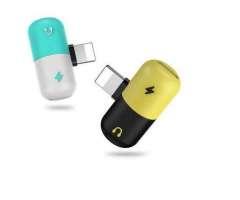 2 em 1 Splitter Conversor para Carga e Fone para Iphone - 2