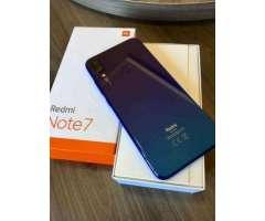 Xiaomi Note 7 64gb Azul e preto Global Garantia de 6 Meses+Pelicula de Brinde/LojaFisica