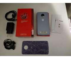 Moto z2 play style edition azul topazio 64gb, lindo - 2