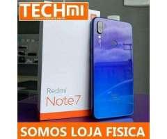 Lacrados redmi note 7 azul ou preto 128gb loja fÃ­sica pronta entrega - 4