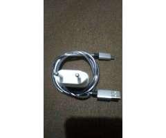 Carregador original LG com cabo USB da Metal Braided FlexÃ­vel - 3