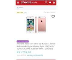 Iphone SE 16gb rosa na caixa e icloud liberado - 3