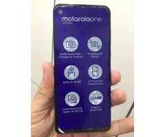 Moto one vision 128gb dual chips 4gb ram azul cÃ¢m.48mp zero s/uso - 3